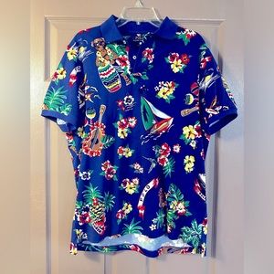 Polo Ralph Lauren Hawaiian Polo Bear Dancer Polo Shirt